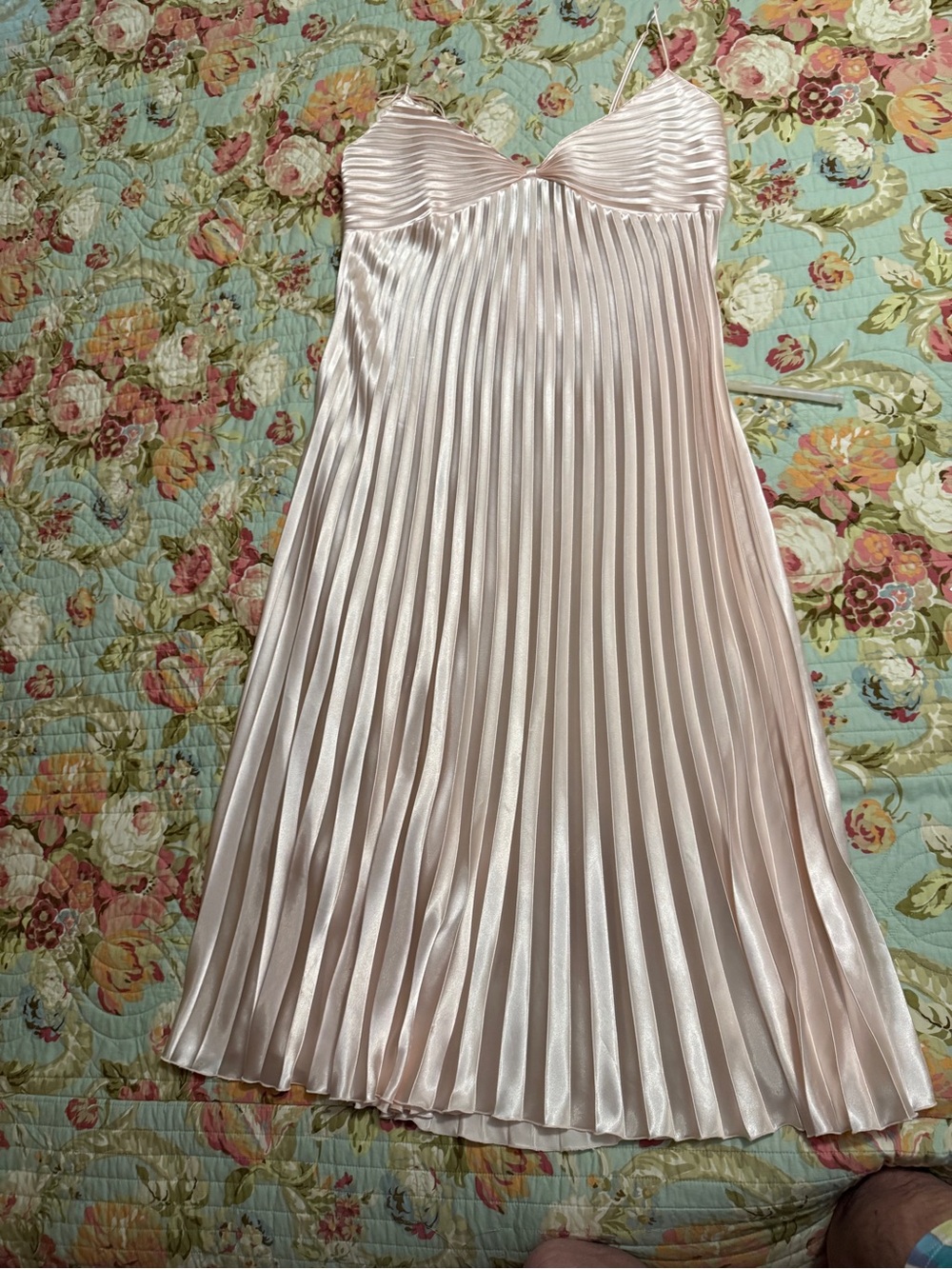 Vintage Elegant Satin Nightgown